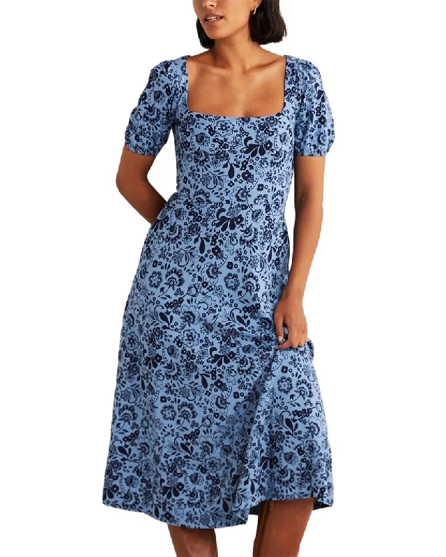 Boden Short Sleeve Jersey Midi Dress Save Big