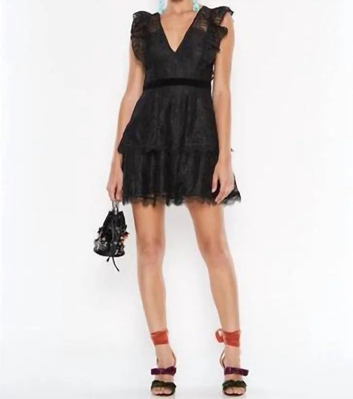 Feminino Mini Dress In Black You'Ll Love Us Because