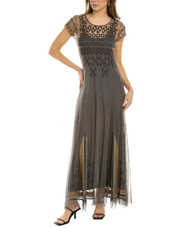 Johnny Was Rafferty Mesh Maxi Dress Modern Women's Fashion