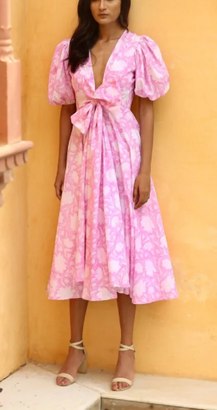 Lola Dress in Pink Rohida Fresh Styles, Fresh Deals