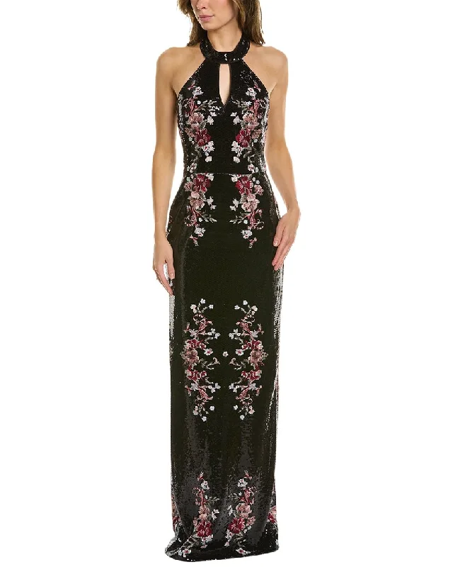 Marchesa Notte Sequin Gown Ends Soon