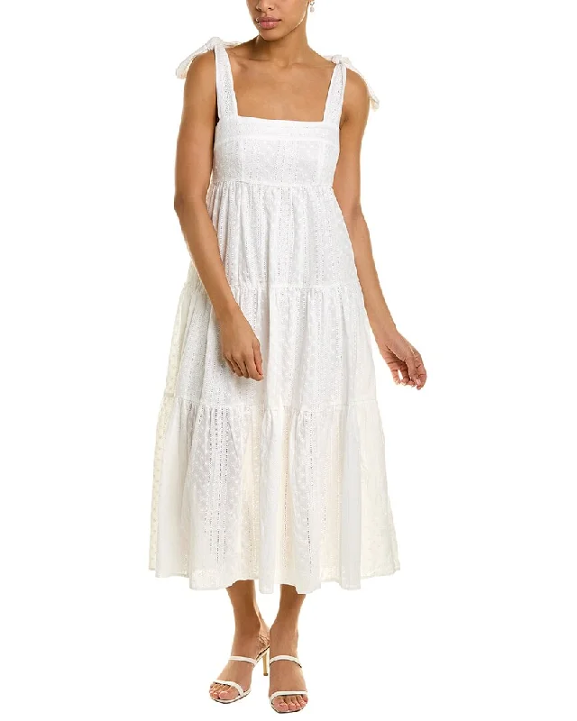 o.p.t Artemis Midi Dress Romantic Detailing