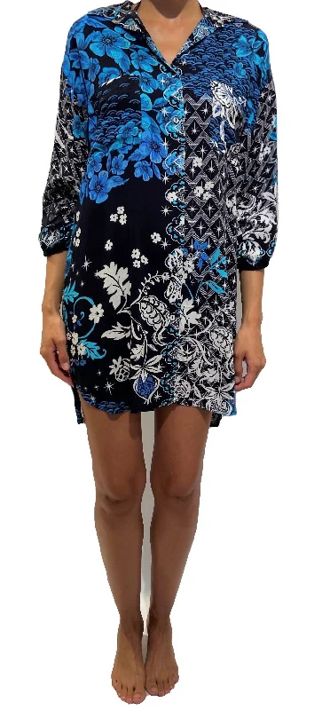 Paria Shirt Dress In Multi Budget-Friendly Fashion