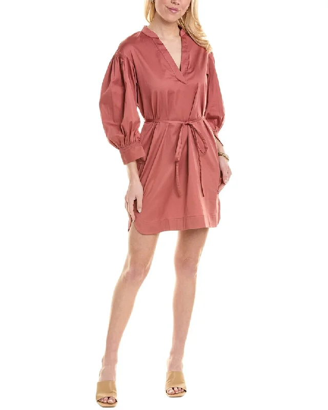 Rebecca Taylor Twill Belted Dress Today Only