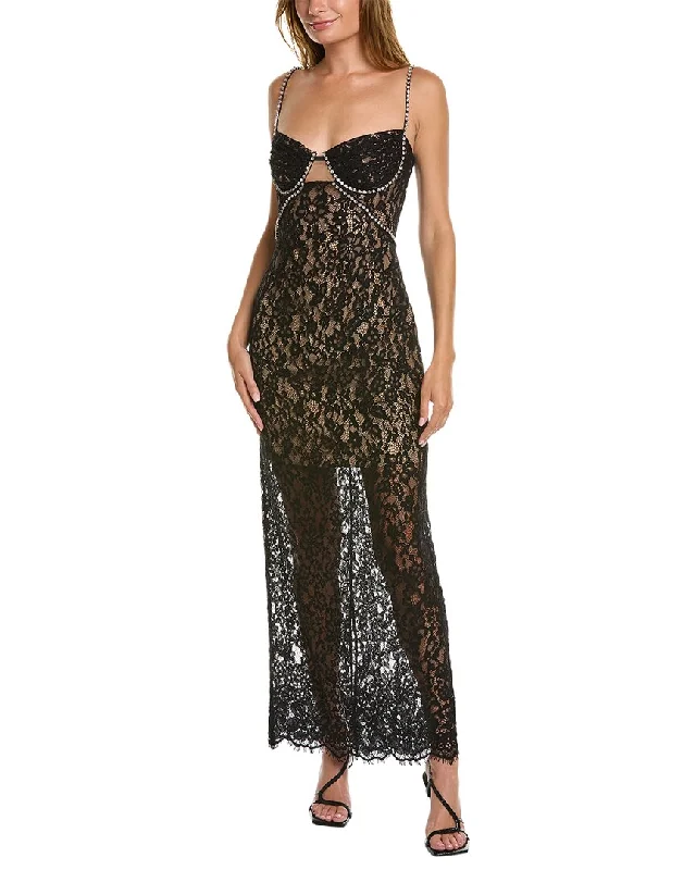 Self-Portrait Lace Gown Minimalist Chic