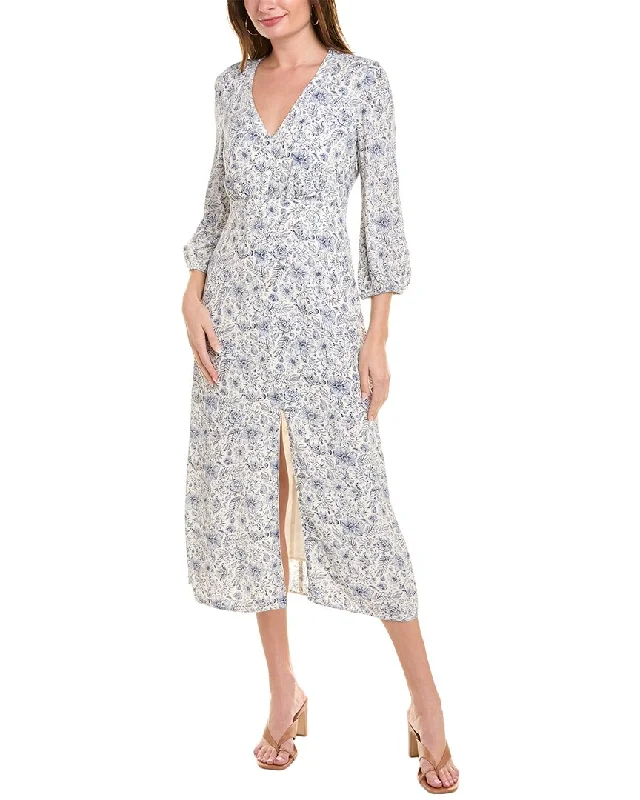 Splendid x Cella Jane Printed Midi Dress Travel Essentials