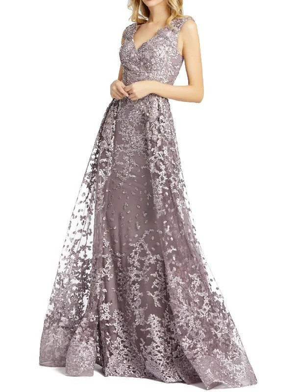 Womens Floral Lace Evening Dress Limited Stock, Big Sale