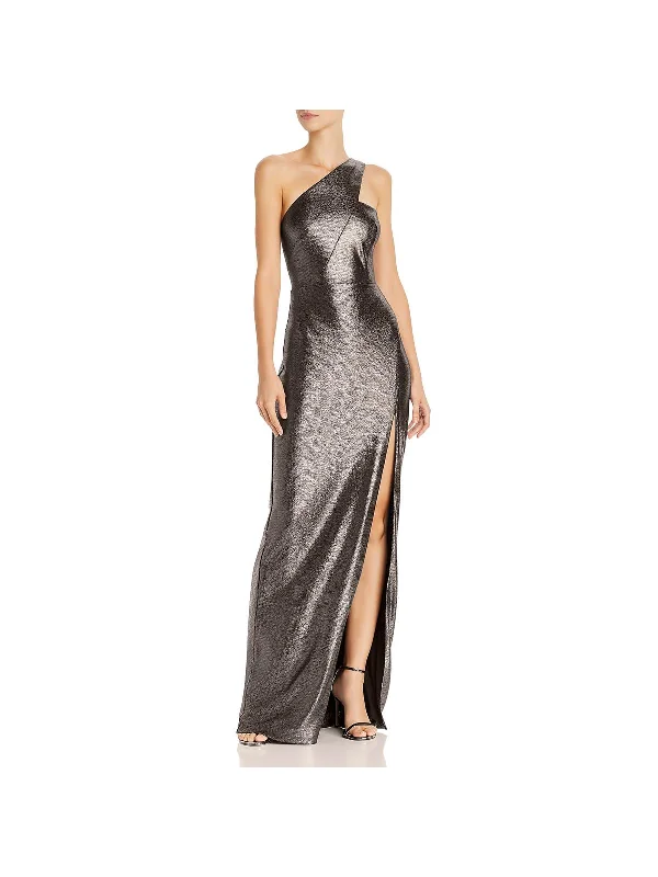 Womens Metallic Cut-Out Formal Dress Wardrobe Upgrade