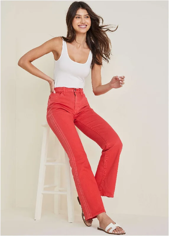 Americana Bootcut Jeans  - Scarlet Lightweight Fabric