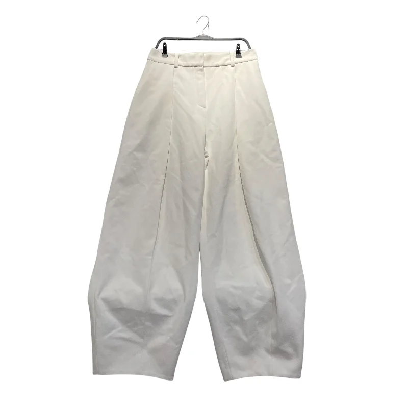 JACQUEMUS/Wide Leg Pants/42/Cotton/WHT/ Refined Simplicity