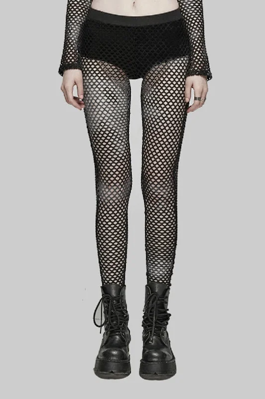 Bleached Bones Fishnet Leggings Boutique Styles