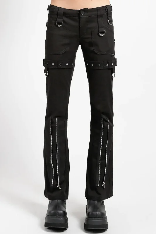 Tripp NYC Super Eyelet Pants [BLACK] Polished Finish