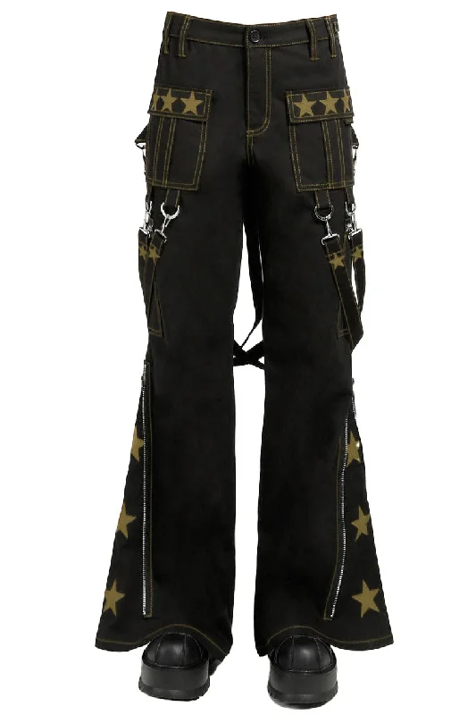 Tripp NYC Rock Star Pants [BLACK/ARMY] Feminine Soft - Hued Styles